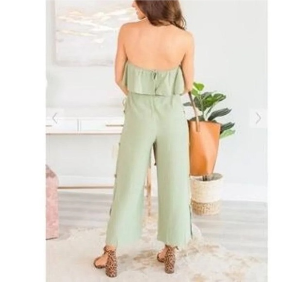 Strapless jumpsuit - Picture 2 of 14